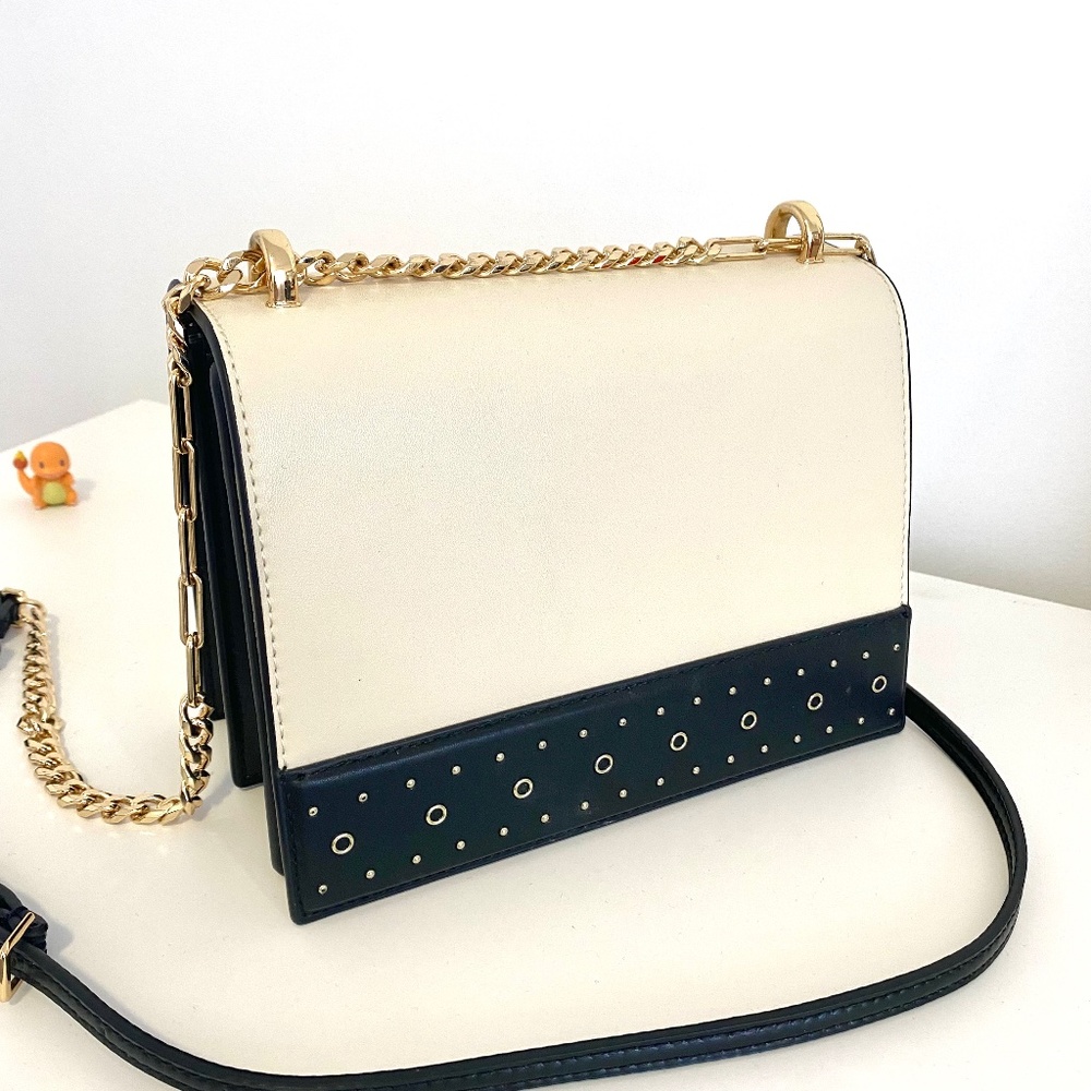 Charles &Keith white crossbody